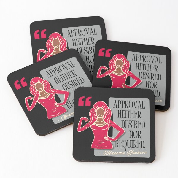 Item preview, Noxeema Jackson Approval Neither Desired Nor Required Quote designed and sold by pulse_retail.