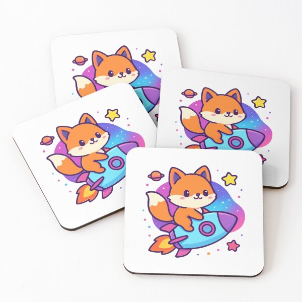 Item preview, Adventure Beyond Fox - Cute Space Sticker designed and sold by foryouandyours.