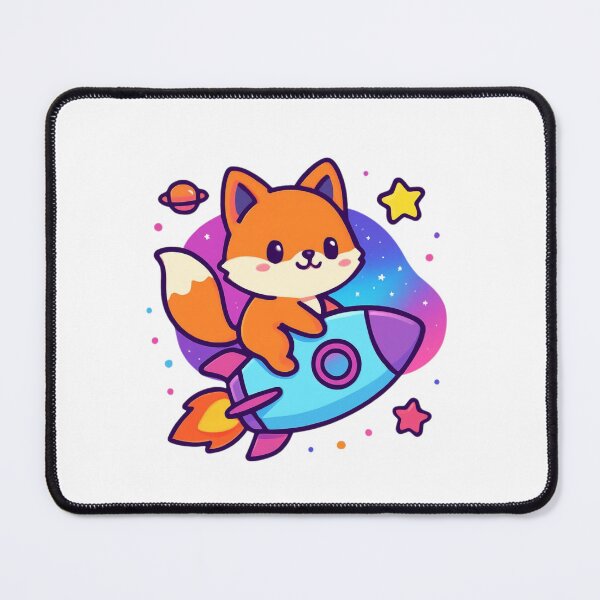 Item preview, Adventure Beyond Fox - Cute Space Sticker designed and sold by foryouandyours.
