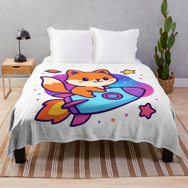 Item preview, Adventure Beyond Fox - Cute Space Sticker designed and sold by foryouandyours.