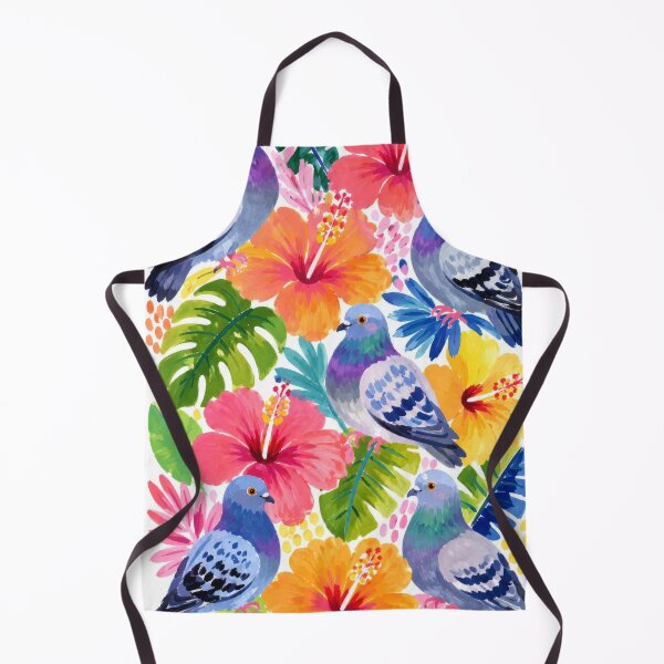 Item preview, Pigeon and Hibiscus designed and sold by scicilysimonee.