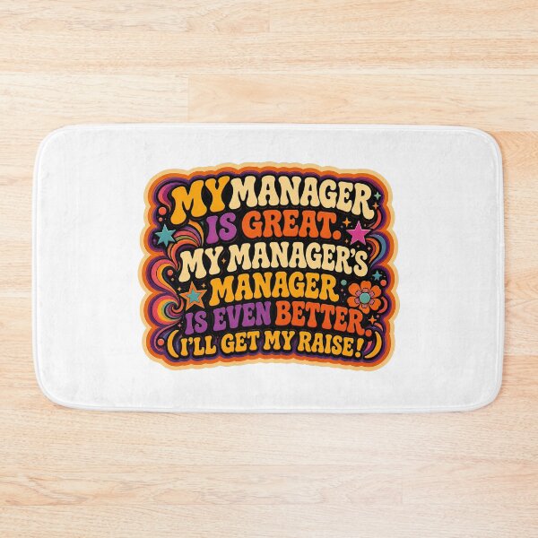 Item preview, Funny Retro 70s Office Humor Manifesting My Next Raise - Illustration designed and sold by Eric Sintès.