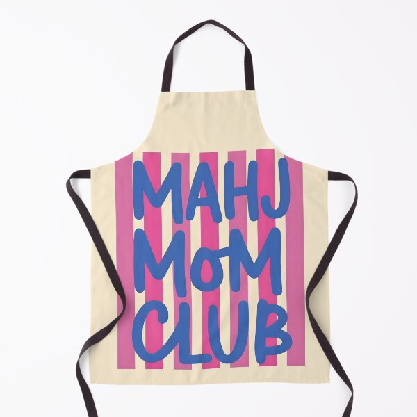 Item preview, Mahj Mom Club Retro Mahjong Lover Gift | Funny Mahjong Mom Pink Stripe Design designed and sold by WearVerse440.