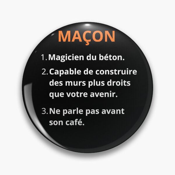 Item preview, Mason Definition Humor Profession designed and sold by KreaPrints.