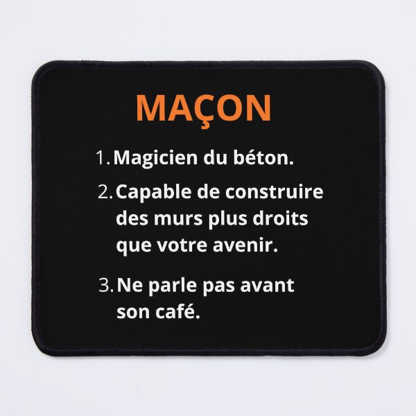 Item preview, Mason Definition Humor Profession designed and sold by KreaPrints.