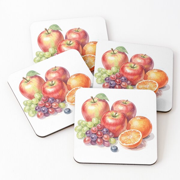 Item preview, Recipes – Watercolor Fruits Cookbook Design for Fruit Lovers designed and sold by EmeraldeaArt.