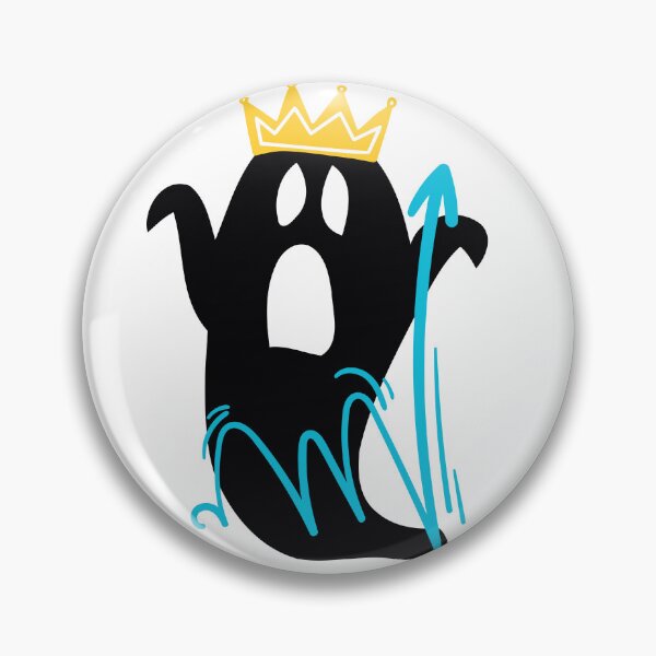 Item preview, Cute Ghost King with Gold Crown Streetwear Art designed and sold by rich-moda.