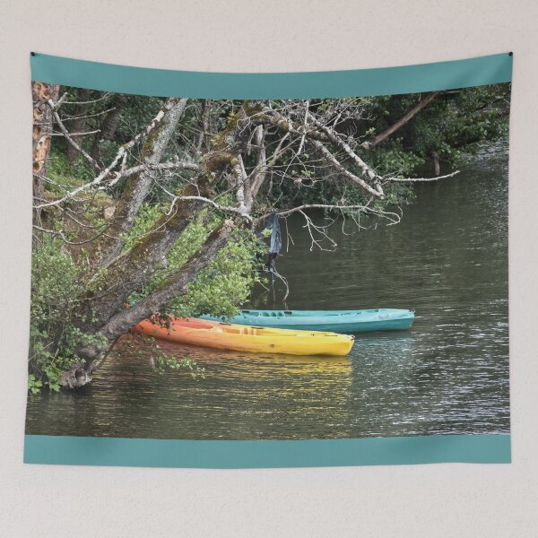 Item preview, Two Kayaks on the River designed and sold by StylishDecor.