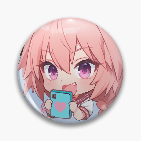 Item preview, Astolfo Chibi School Uniform #5 Kawaii Phone designed and sold by MikaseSan.
