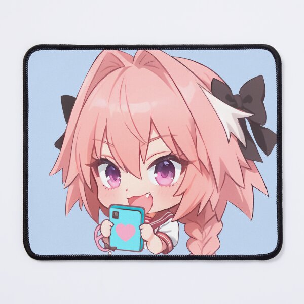 Item preview, Astolfo Chibi School Uniform #5 Kawaii Phone designed and sold by MikaseSan.