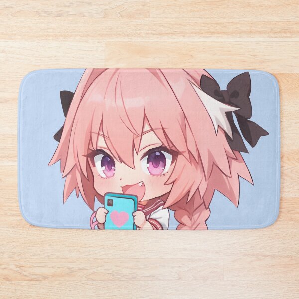 Item preview, Astolfo Chibi School Uniform #5 Kawaii Phone designed and sold by MikaseSan.