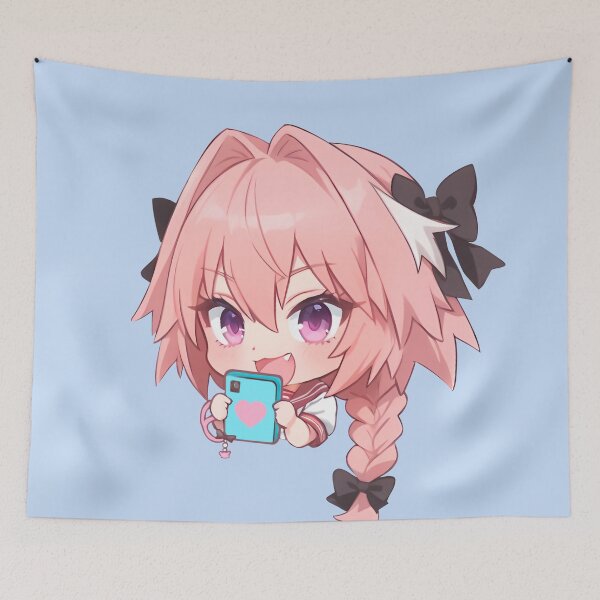 Item preview, Astolfo Chibi School Uniform #5 Kawaii Phone designed and sold by MikaseSan.