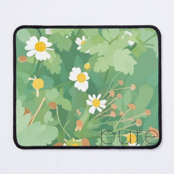 Item preview, Cottage garden, the purity of Feverfew flowers designed and sold by WildLadyWood.