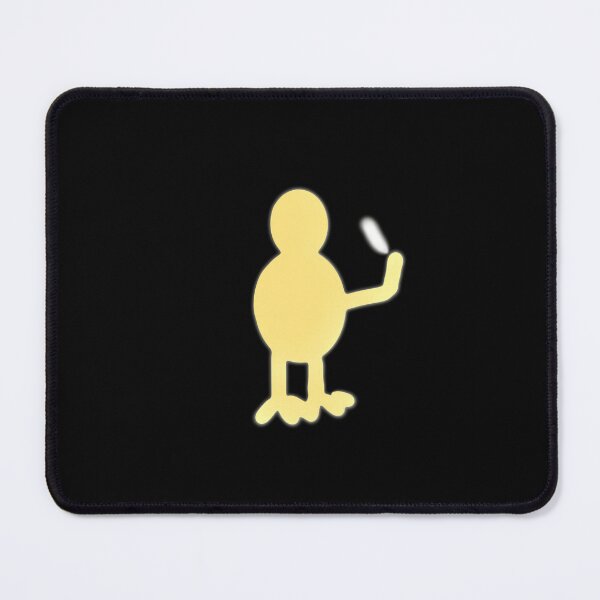 Item preview, Minimal Yellow Chick – Soft Glow on Black (Icon) designed and sold by cabuks.