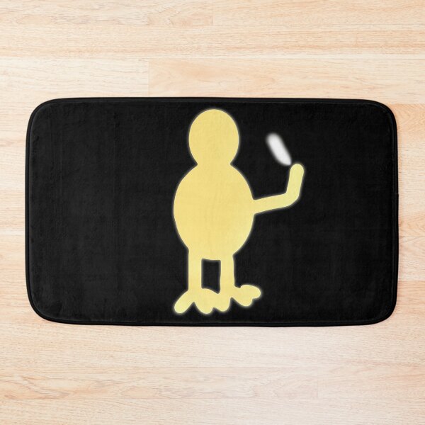 Item preview, Minimal Yellow Chick – Soft Glow on Black (Icon) designed and sold by cabuks.