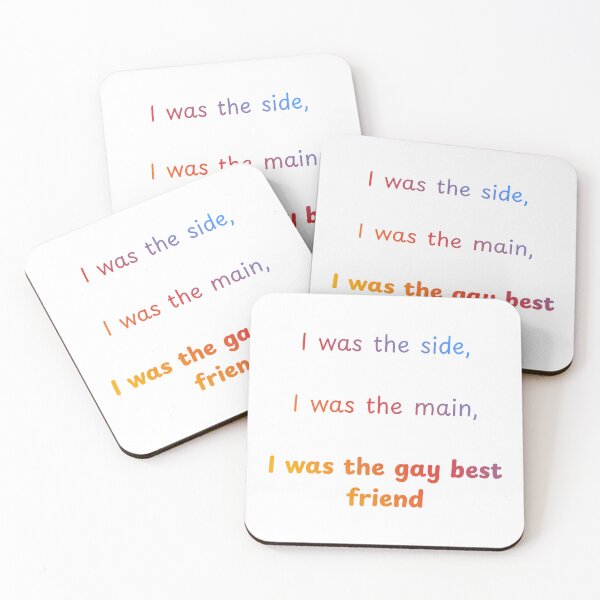 Item preview, Gay Best Friend (Pride Version) designed and sold by MochiNelly Designs.