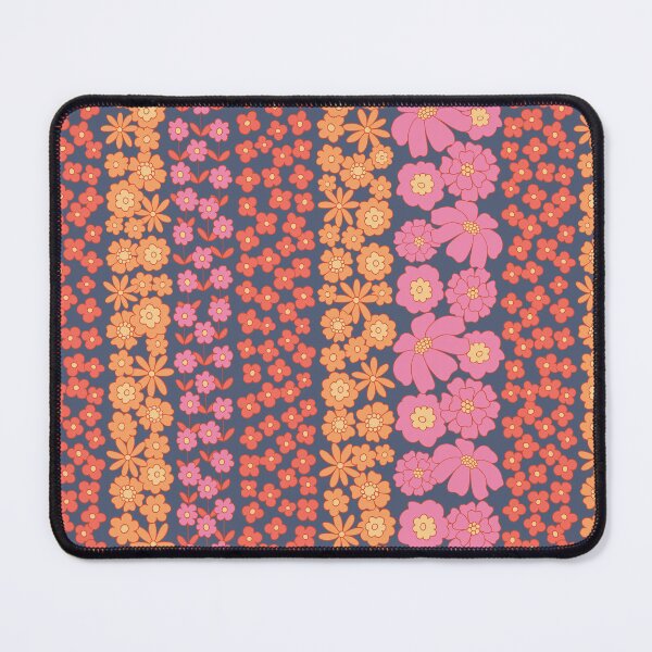 Item preview, Floral Stripe in Pink/Orange/Red/Blue designed and sold by somecallmebeth.