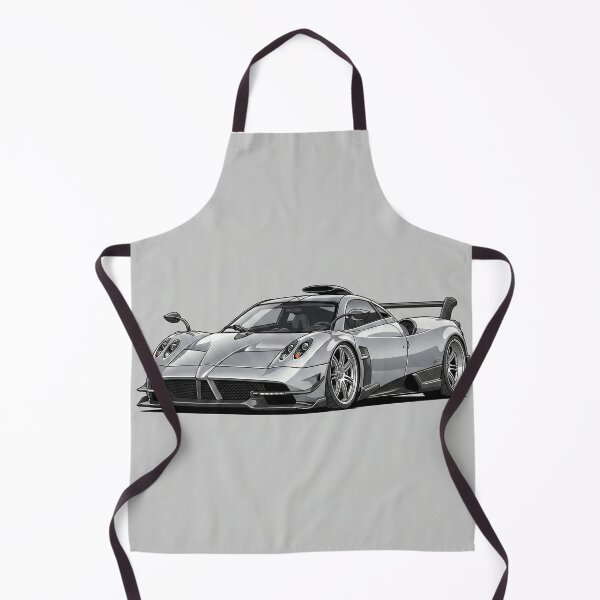 Item preview, Pagani Huayra BC Silver Custom Stance Hypercar Illustration Art Sticker designed and sold by Motorline44.