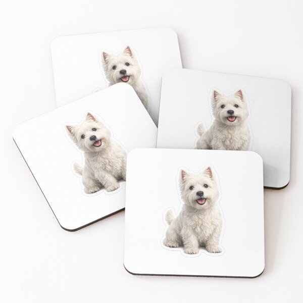 Item preview, West highland white terrier dog designed and sold by BackgroundND.