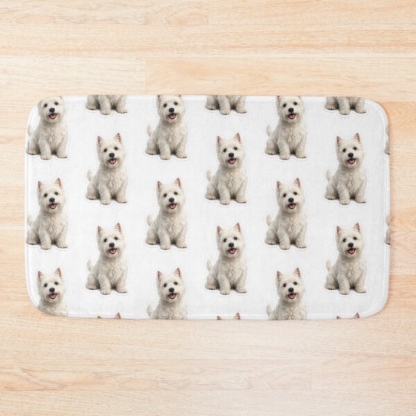 Item preview, West highland white terrier dog designed and sold by BackgroundND.