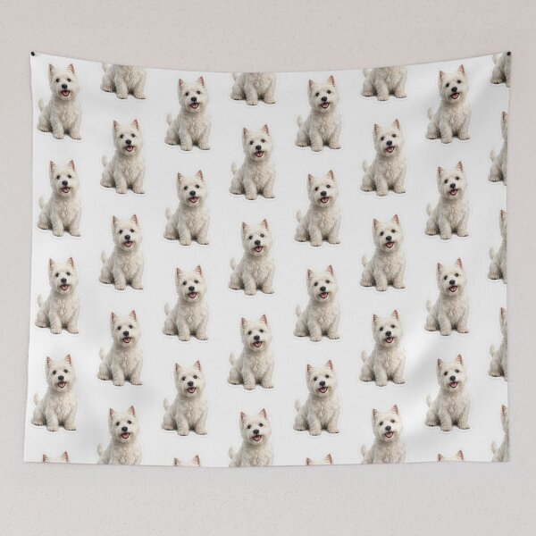 Item preview, West highland white terrier dog designed and sold by BackgroundND.