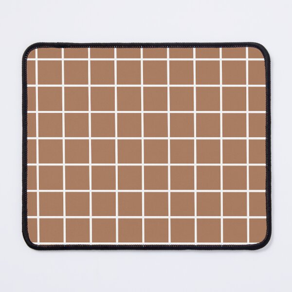 Item preview, Minimalist Earthy Brown Grid Phone Case for Girls | Mocha Checkered Journal for Students | Neutral Grid Pattern Blanket for Mom | Terracotta Square Grid Tote Bag for Teachers designed and sold by VivaFy.