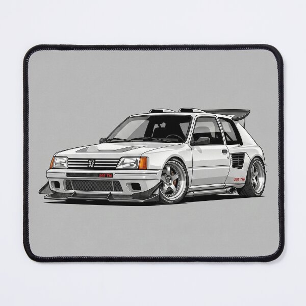 Item preview, Peugeot 205 T16 Group B Classic Rally Custom Stance Car Illustration Art designed and sold by Motorline44.