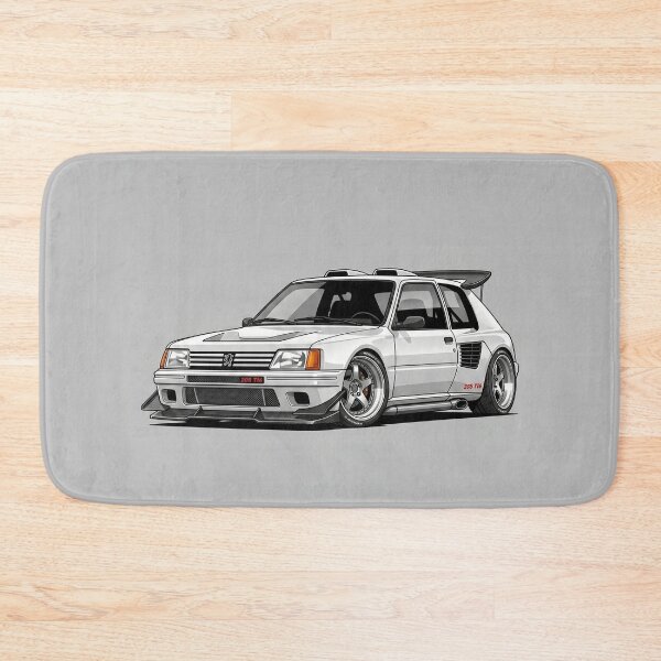 Item preview, Peugeot 205 T16 Group B Classic Rally Custom Stance Car Illustration Art designed and sold by Motorline44.