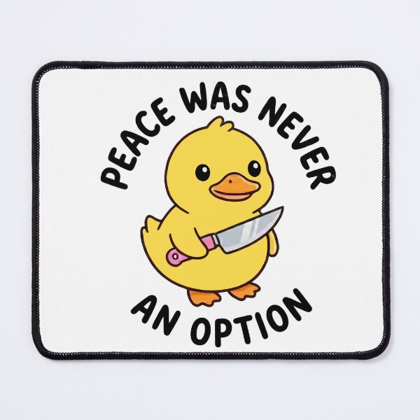 Item preview, Peace yellow duck designed and sold by anuggra.