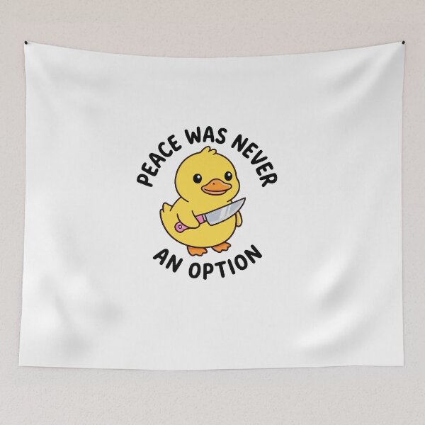 Item preview, Peace yellow duck designed and sold by anuggra.