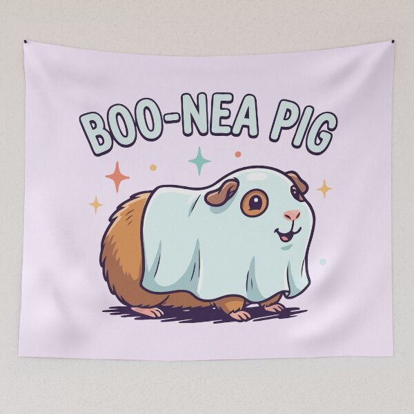 Item preview, Cute Ghost Guinea Pig designed and sold by Amir Faysal.