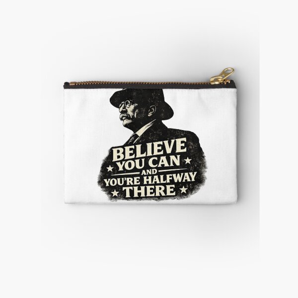 Item preview, Theodore Roosevelt inspired quote design – “Believe you can and you’re halfway there” vintage presidential illustration designed and sold by Donsean22.