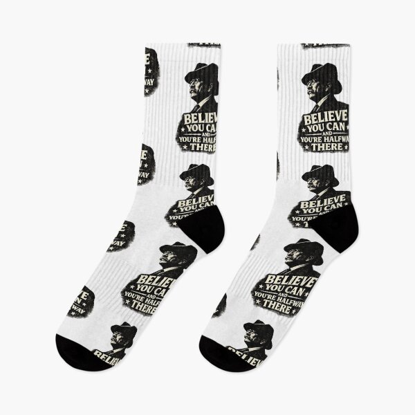 Item preview, Theodore Roosevelt inspired quote design – “Believe you can and you’re halfway there” vintage presidential illustration designed and sold by Donsean22.