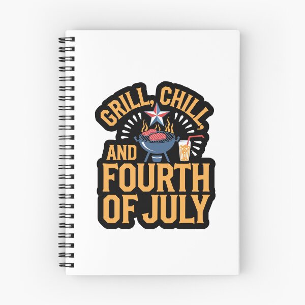 Item preview, Grill, Chill, and Fourth of July. designed and sold by InkRebelia.