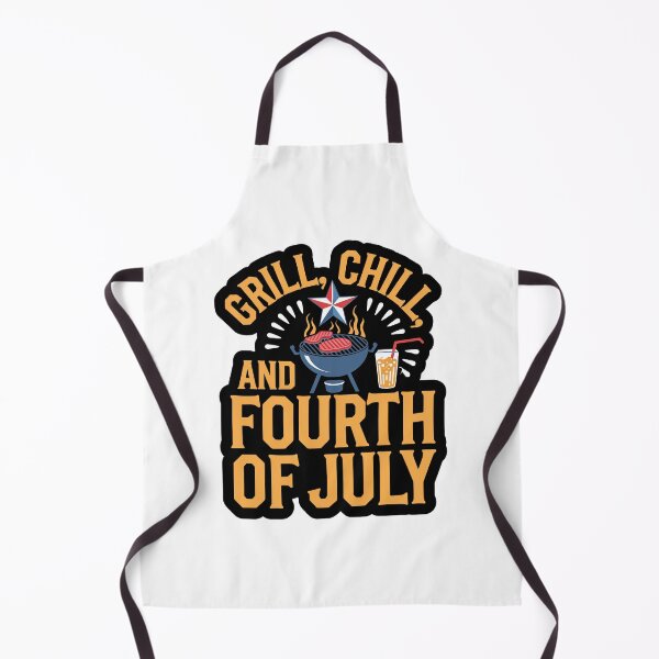 Item preview, Grill, Chill, and Fourth of July. designed and sold by InkRebelia.