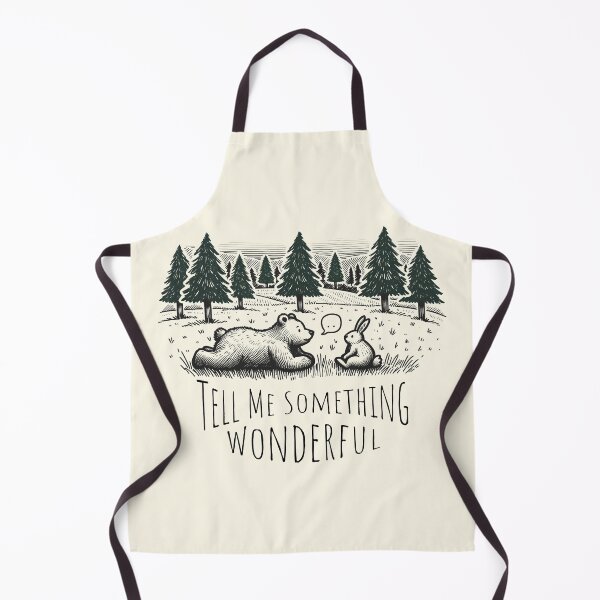 Item preview, Tell Me Something Wonderful Woodland Bear & Bunny Forest Friendship Design designed and sold by Sachie's Studio.