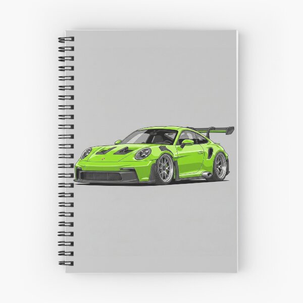 Item preview, Porsche 911 GT3 RS Green 992 Custom Stance Track Car Illustration Art designed and sold by Motorline44.