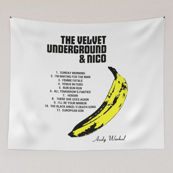 Item preview, THE VELVET UNDERGROUND AND NICO - TRACK LISTING RANGE designed and sold by WallopFam.