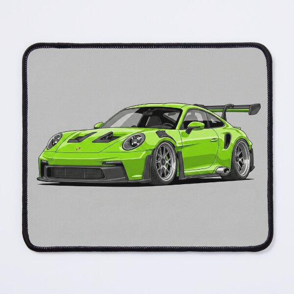Item preview, Porsche 911 GT3 RS Green 992 Custom Stance Track Car Illustration Art designed and sold by Motorline44.