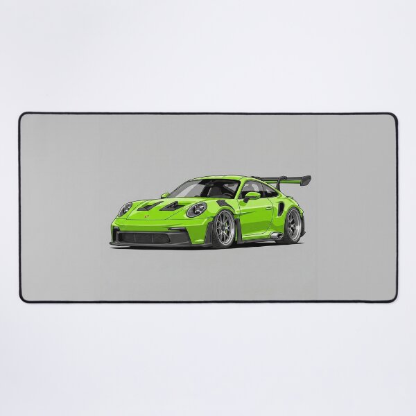 Item preview, Porsche 911 GT3 RS Green 992 Custom Stance Track Car Illustration Art designed and sold by Motorline44.