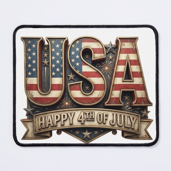 Item preview, HAPPY 4TH OF JULY designed and sold by likbatonboot.