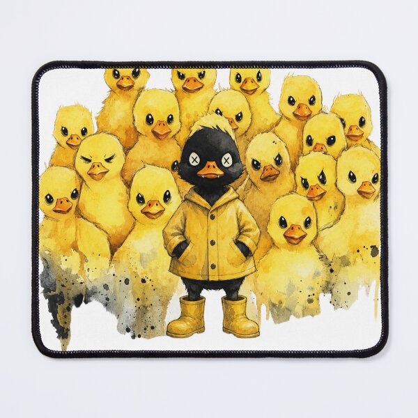 Item preview, The Odd One Out – Black Duckling Among the Flock designed and sold by kitastylish.