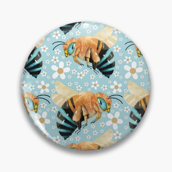 Item preview, Blue Banded Bees - Australian Native Bee Amegilla Cingulata designed and sold by Karin Taylor.