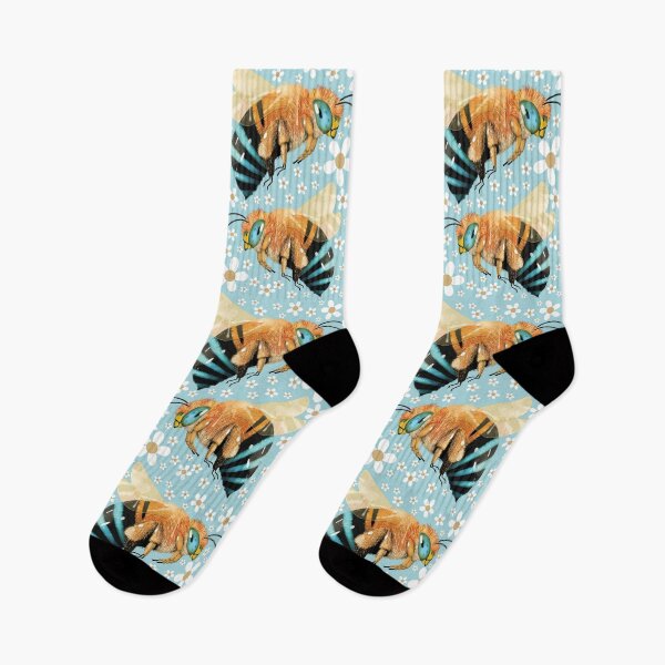Item preview, Blue Banded Bees - Australian Native Bee Amegilla Cingulata designed and sold by Karin Taylor.
