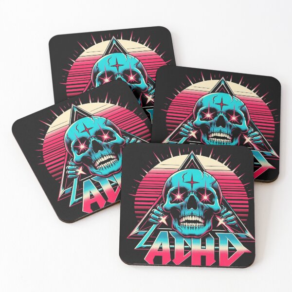 Item preview, ADHD - Metal logo  designed and sold by AbbeyThorn.