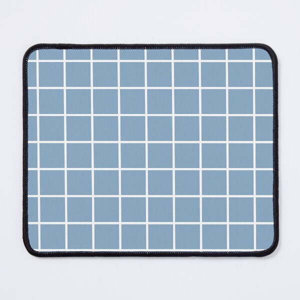 Item preview, Minimalist Dusty Blue Grid Phone Case for Girls | Steel Blue Checkered Journal for Students | Slate Blue Grid Pattern Blanket for Mom | Blue Grey Square Grid Tote Bag for Teachers designed and sold by VivaFy.