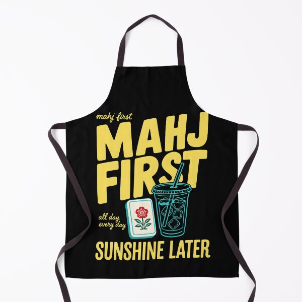 Item preview, Mahj First Sunshine Later Funny Mahjong Iced Coffee Shirt | Mahjong Lover Game Night Gift designed and sold by WearVerse440.