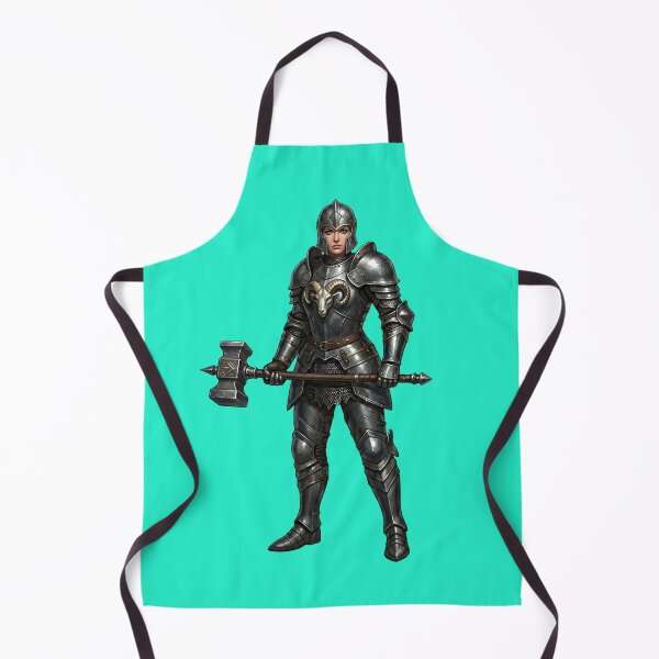 Item preview, Female Knight in Plate Armor - Warhammer Warrior designed and sold by Utopian-Magic.