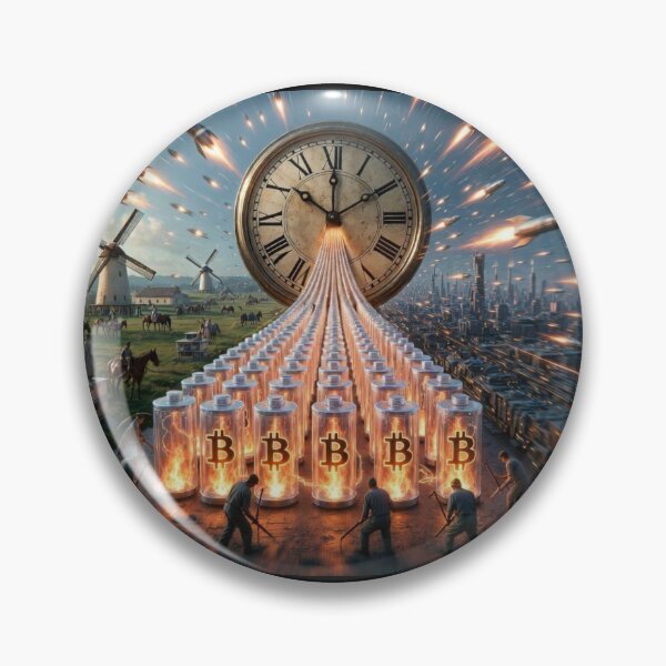 Item preview, Bitcoin harnessing deep time designed and sold by Fractal_Psyience.