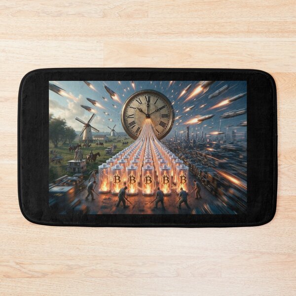 Item preview, Bitcoin harnessing deep time designed and sold by Fractal_Psyience.